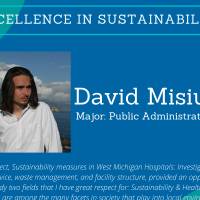 Excellence in Sustainability - David Misiuk